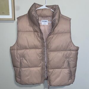 OLD NAVY PINK PUFFER VEST